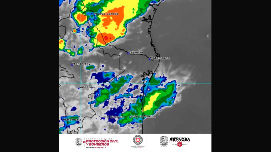 Se registra probabilidad de lluvias para Reynosa