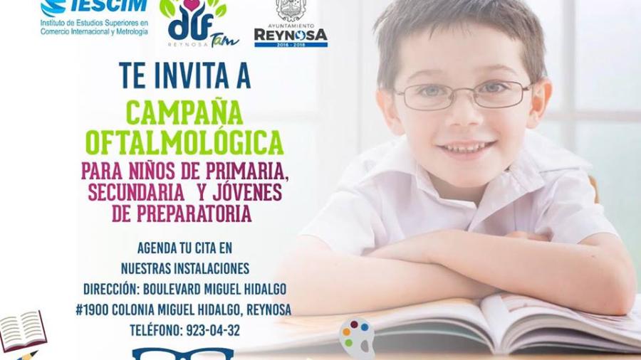 DIF Reynosa invita a “Campaña oftalmológica”