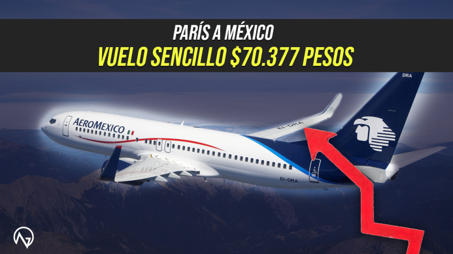 Precios de vuelos de Europa a México se elevan a más del doble
