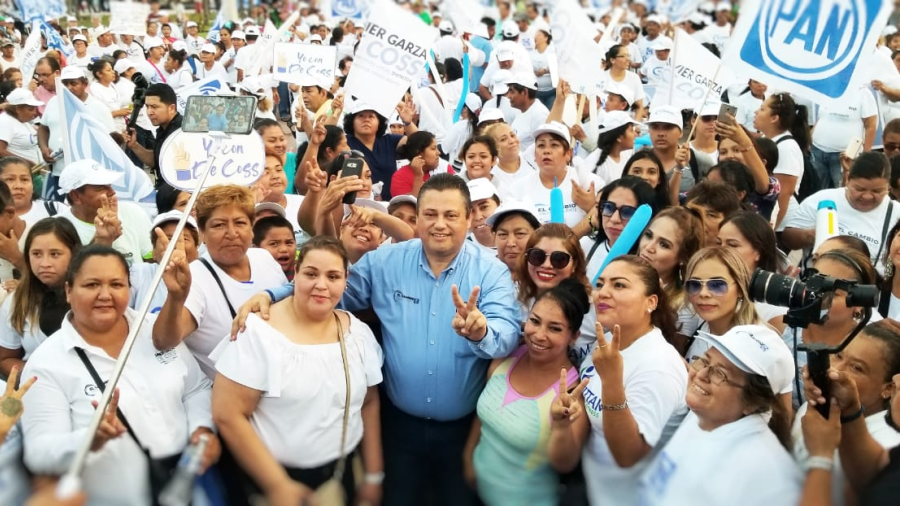 Javier Garza De Coss cierra campaña con el respaldo de miles de reynosenses