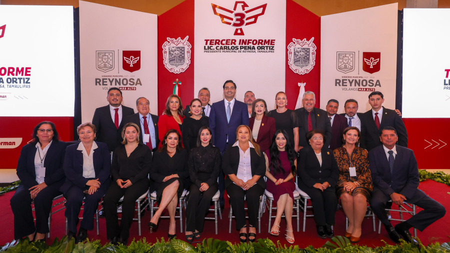 Con resultados Reynosa se transforma: Tercer Informe de Gobierno del Alcalde Carlos Pe&ntilde;a Ortiz