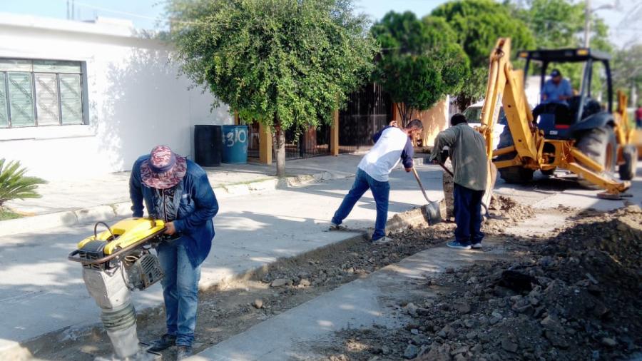 Finalizó COMAPA rehabilitación de drenaje sanitario en la colonia El Olmo