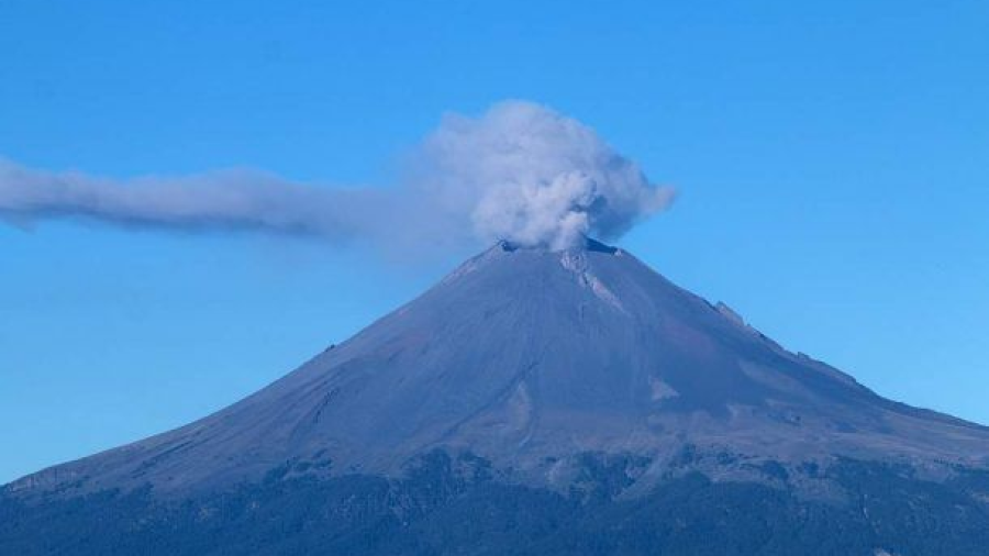 164 exhalaciones de baja intensidad registra el Popocatépetl
