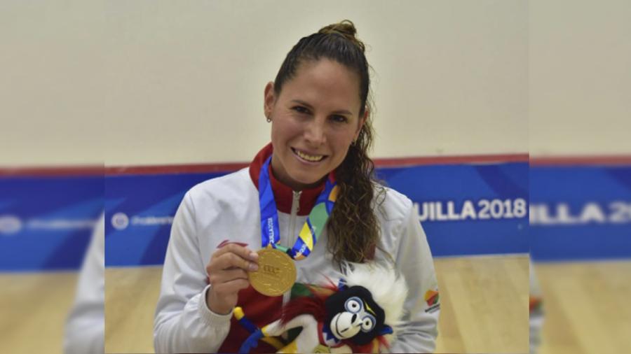 Samantha Terán rompe récord de medallas en los JCC
