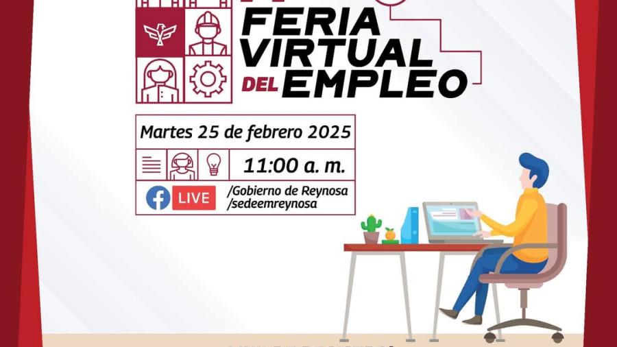 Acércate a nuevas oportunidades laborales en la Feria Virtual de Empleo en Reynosa