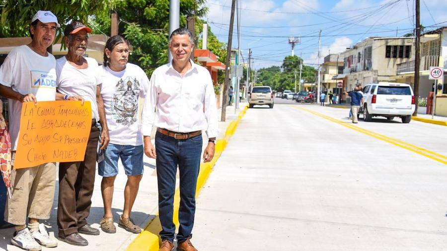 Con el Respaldo del Gobernador, Tampico se Moderniza: Chucho Nader