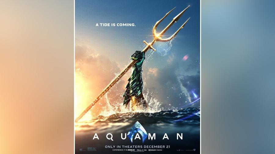 Presentan nuevo poster de Aquaman