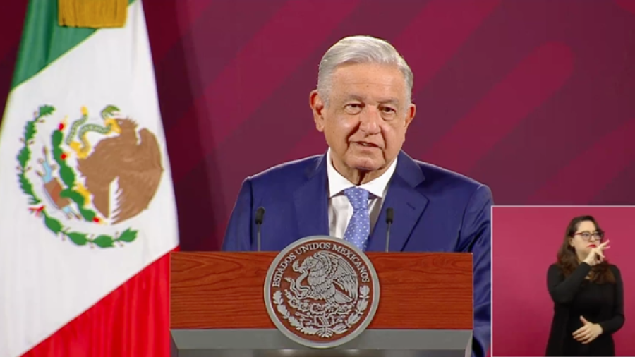 Regresa AMLO a la conferencia tras su contagio de Covid-19 