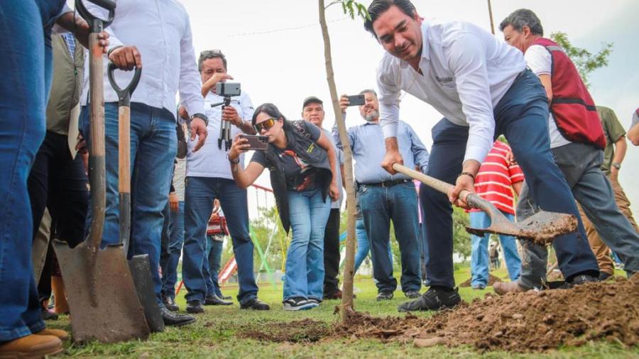 Promueve Alcalde Carlos Peña Ortiz reforestación de Reynosa