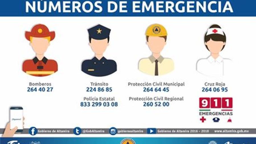 Ayuntamiento da a conocer números de emergencia