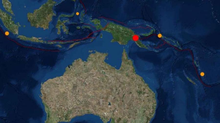  Sacude Terremoto de 7.2 a Papúa Nueva Guinea