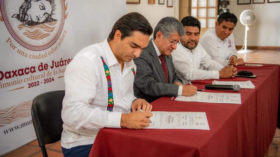 Firman Reynosa y Oaxaca Acta Hermanamiento, buscan impulsar turismo, arte, cultura y comercio
