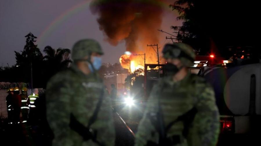 Confirma AMLO un muerto y 15 heridos por explosión en San Pablo Xochimehuacán