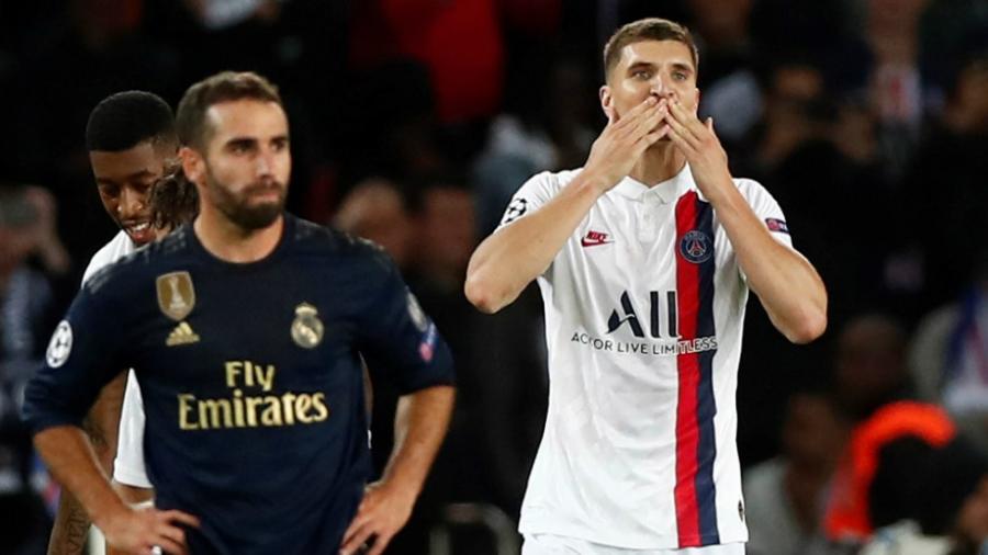 Goleada del PSG sobre el Real Madrid 