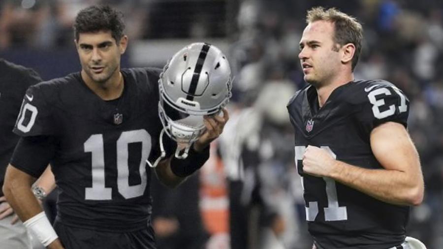 Los Raiders confirman la baja de Jimmy Garoppolo y de Hunter Renfrow