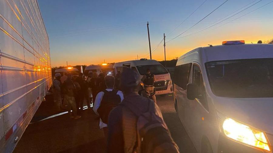 INM identifica a 72 migrantes que viajaban en caravana 