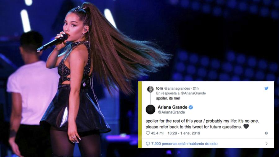Ariana Grande pone fin a los rumores sobre una relación