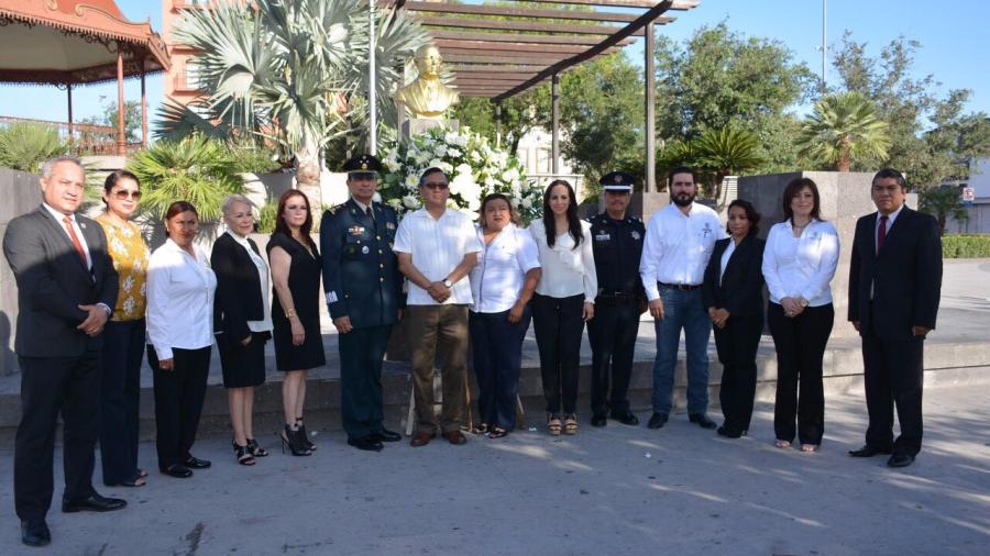Ayuntamiento de Reynosa conmemora un aniversario más del ingeniero Marte R. Gómez