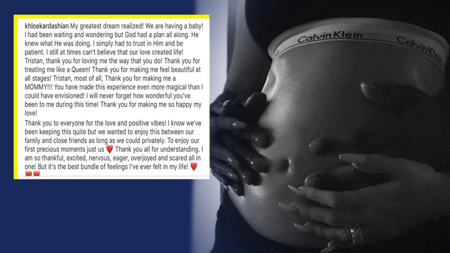 Khloé Kardashian confirma su embarazo
