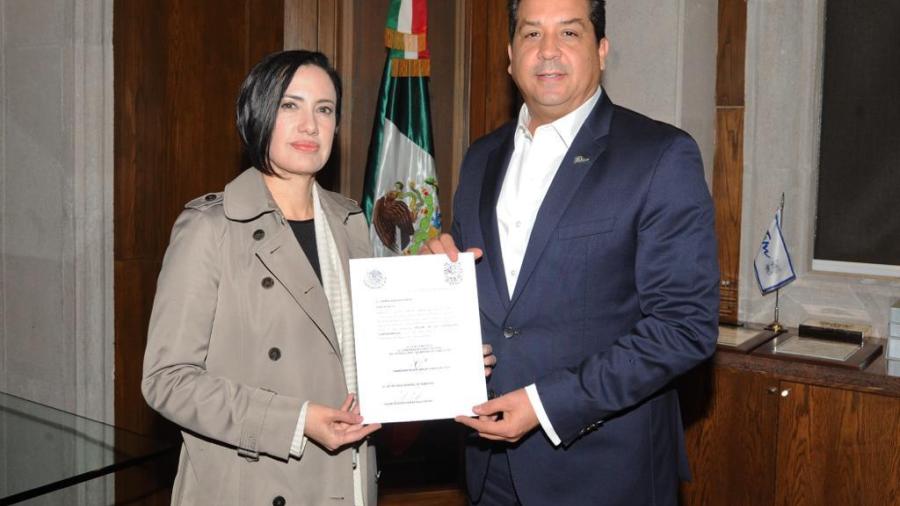 Renuncia Mario Soria a Contraloría del Estado, Carmen Zepeda ocupa su lugar