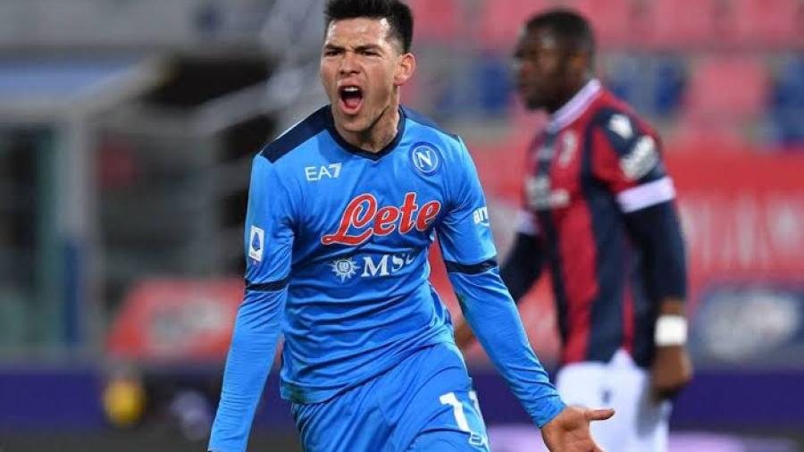 Hirving Lozano firma doblete en el Bologna-Napoli
