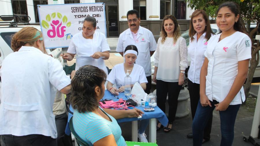 Inicia DIF Tampico Campaña Para la Detección de Glucosa e Hipertensión