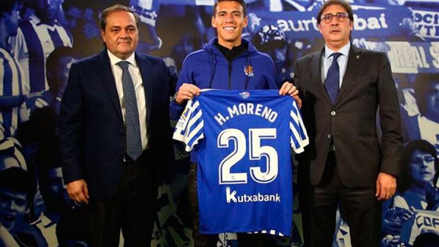 Real Sociedad presenta a Héctor Moreno