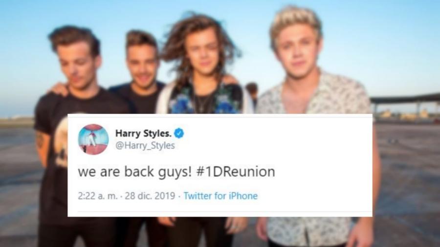 Harry Styles confirma regreso de One Direction