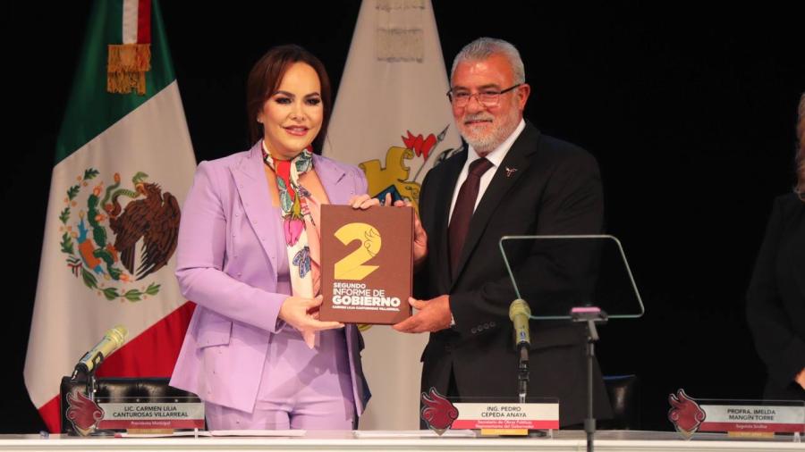 Rinde Carmen Lilia Segundo Informe de Gobierno