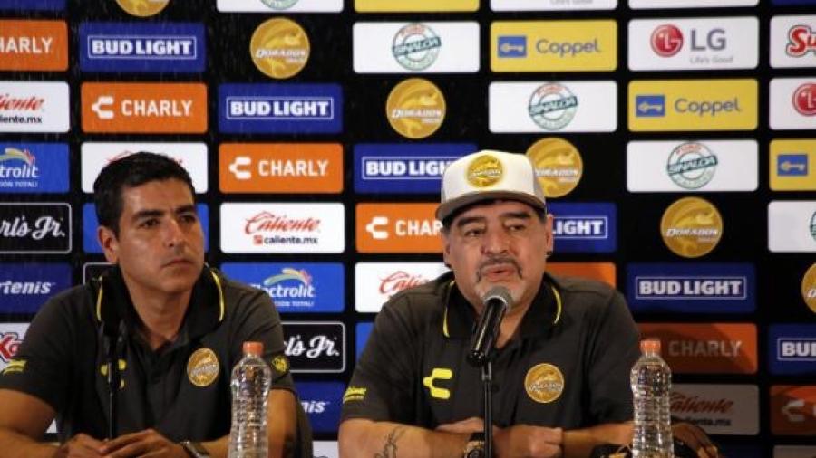 Maradona amenaza con marcharse de Dorados 