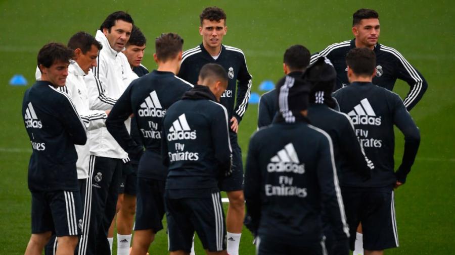 El primer entrenamiento de Solari con el Real Madrid