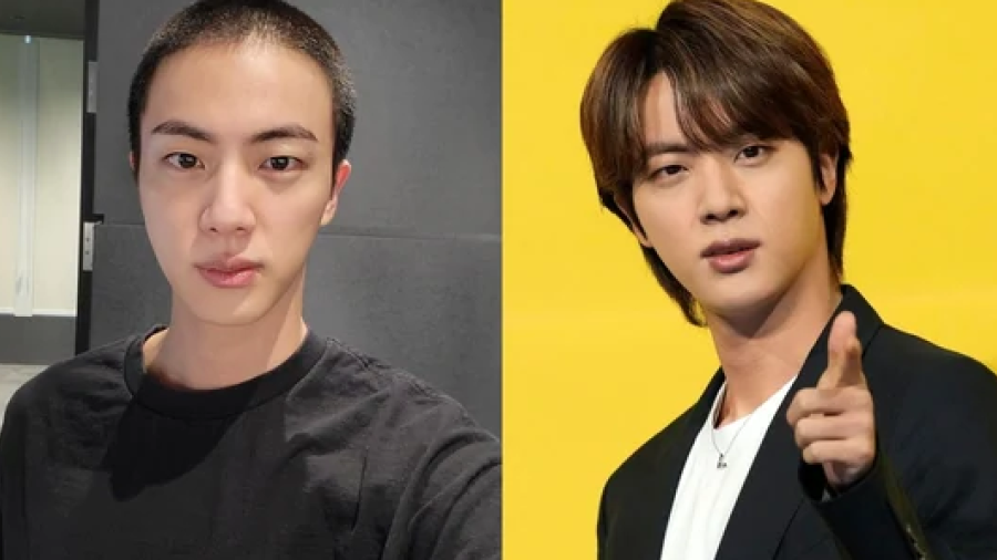Revela Jin de BTS su nuevo look para alistarse al servicio militar