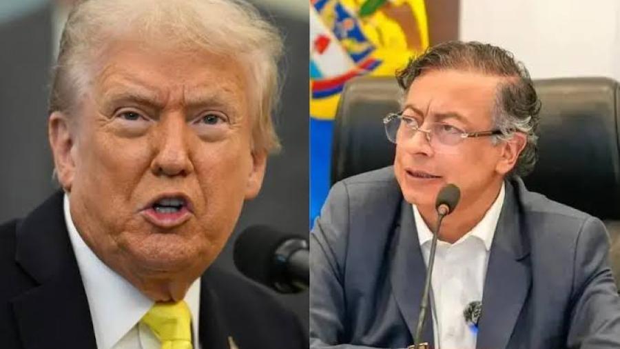 Trump acusa a Petro de vínculos con el crimen organizado y suspende subsidios a Colombia; el presidente colombiano responde