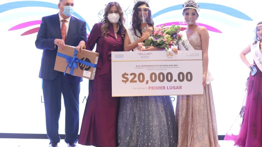 Coronó Alcaldesa a Reyna de las Fiestas de Aniversario Reynosa 2021 