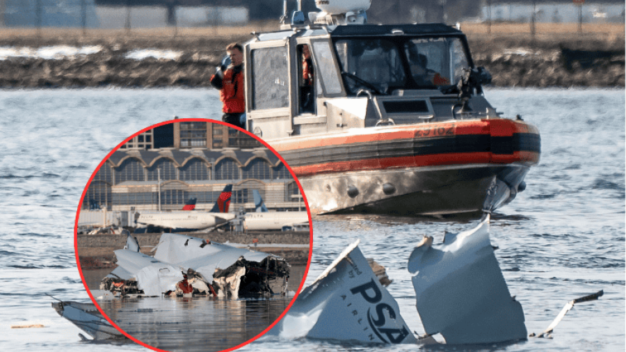 Rescatistas aún buscan a 14 desaparecidos del accidente aéreo en Washington D.C.