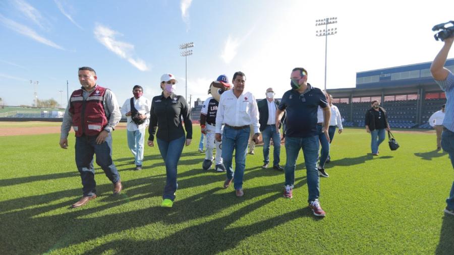Supervisa Municipio Parque la Junta; se preparan para la temporada de béisbol