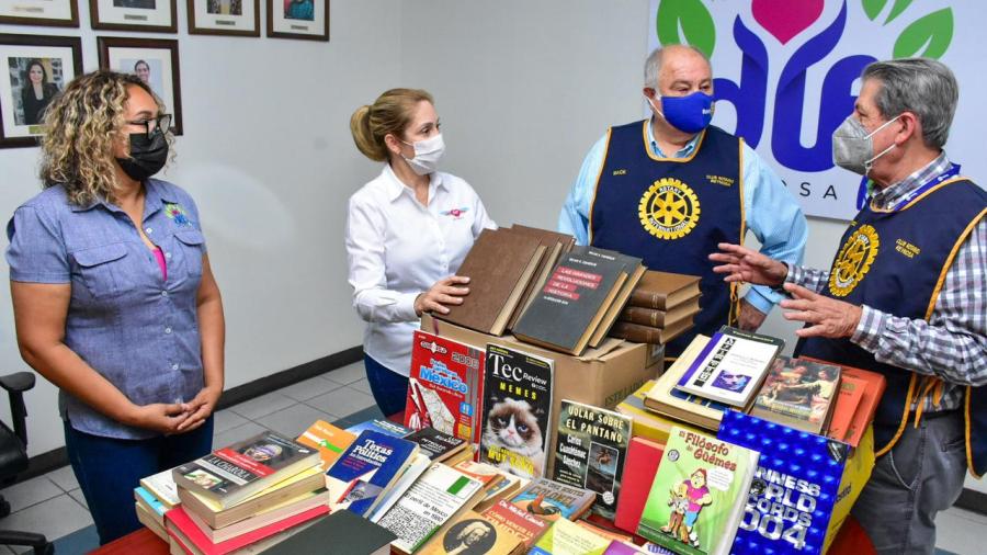 DIF Reynosa recibió donación de libros 