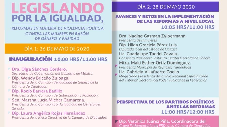 Participará Maki en Foro legislando por la igualdad