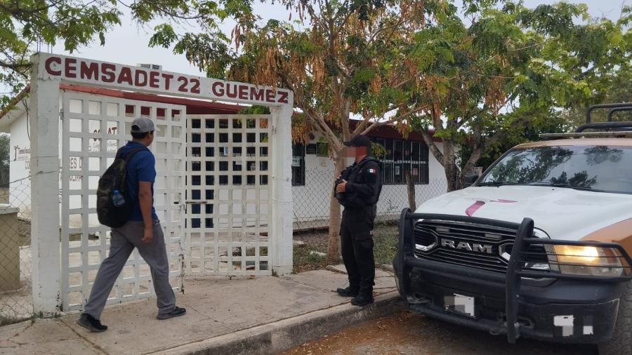 Accesos a escuelas vigilados por la Guardia Estatal