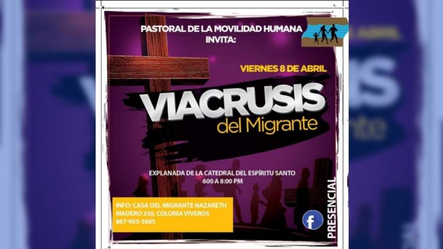 Prepara Diócesis viacrucis del Migrante 