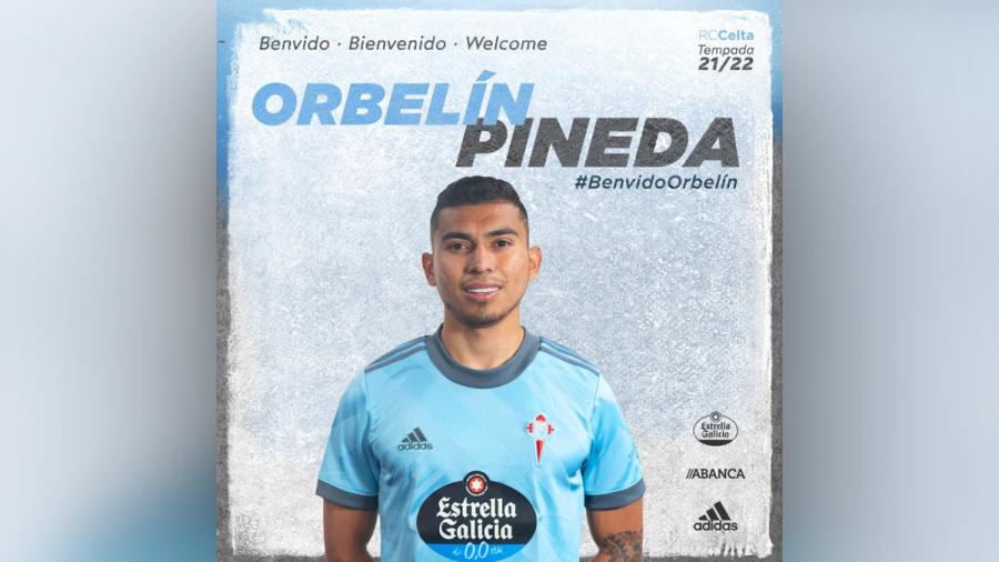Orbelín Pineda se convierte en nuevo jugador del Celta de Vigo