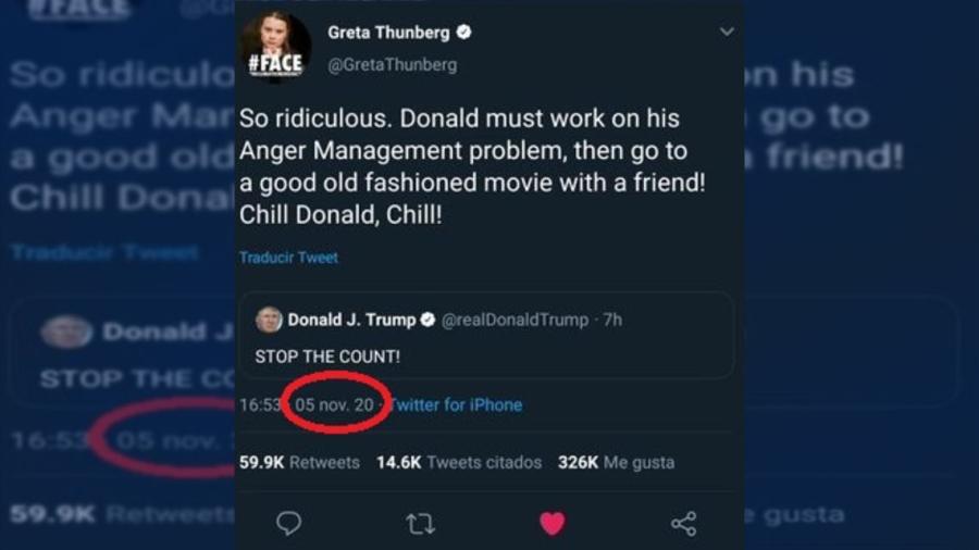 Greta Thunberg “devuelve” mensaje a Trump sobre manejo de la ira