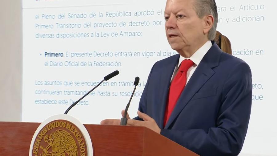 Arturo Zaldívar propone ajustes a la reforma de la Ley de Amparo para evitar retroactividad