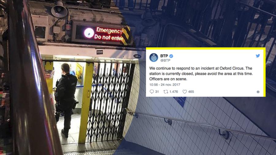 Desalojan estaciones de metro Oxford Circus y Bond Street en Londres