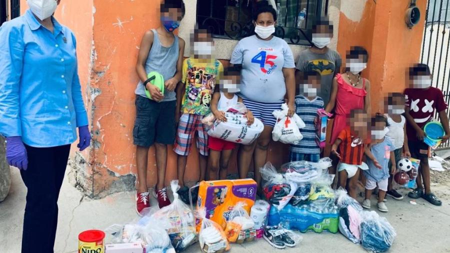 Visita DIF Reynosa a familias