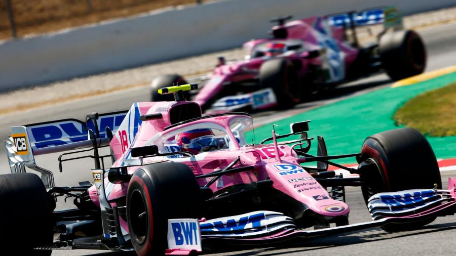 Checo Pérez cerca del podio en el GP de España