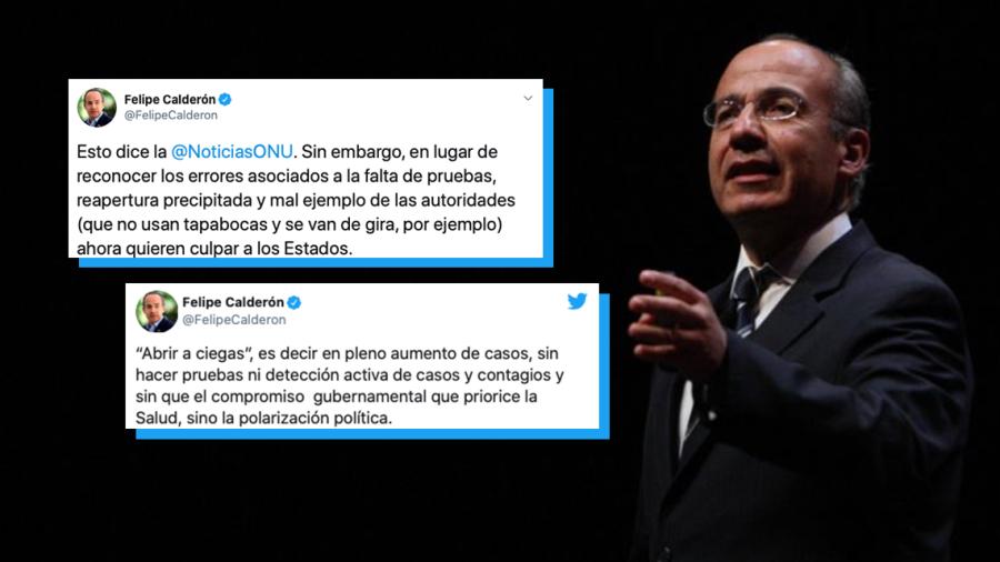 En lugar de reconocer errores por Covid-19, quieren culpar a los estados: Calderón