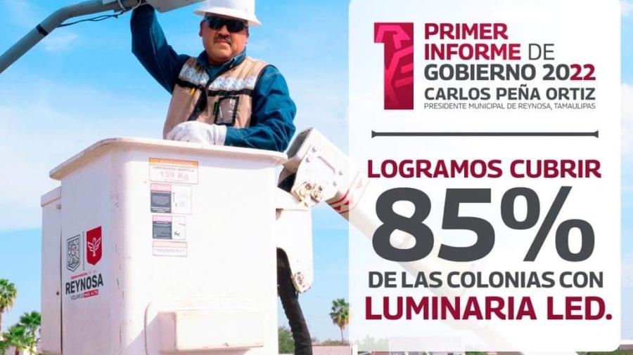 Con más de 84 MDP el Gobierno de Carlos Peña Ortiz ilumina el 85% de colonias 