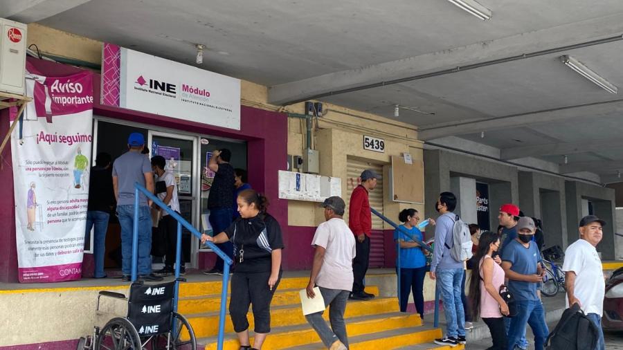 Tiene INE baja actividad de credenciales