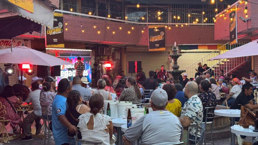 Mercado ‘Maclovio Herrera’ en Nuevo Laredo se viste de fiesta con concurrido concurso de karaoke